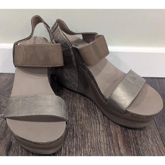 Corkys Slingback Strap Wedges Size 9 - Picture 1 of 9